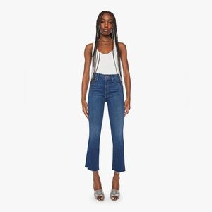 MOTHER The Hustler Ankle Fray Jeans